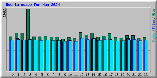 Hourly usage for May 2024